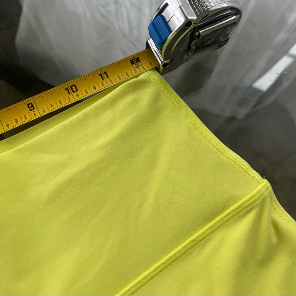 Lululemon Align High Rise Pant 27” size 8‎ Neon Yellow Serpentines Athleisure